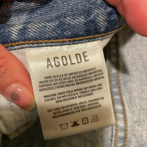 Womens AGOLDE Cherie High Rise Straight in Merit Jeans - Picture 10 of 11